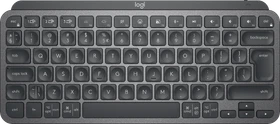 Logitech MX Keys Mini, LEDs weiß, Logi Bolt, Graphite, schwarz, USB/Bluetooth, US
