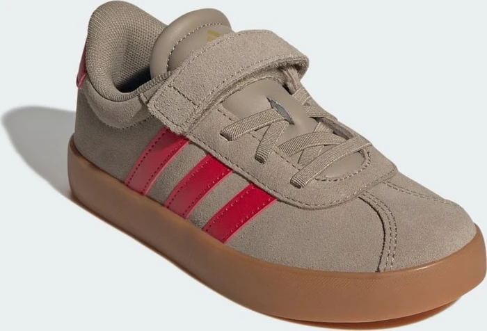 adidas VL Court 3.0 blanch cargo/pure ruby/gold metallic (Junior)