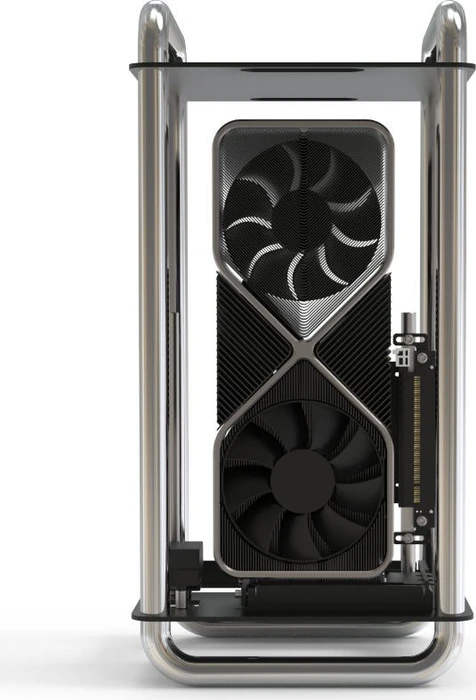 Streacom DA6 Open Frame, schwarz, Mini-ITX