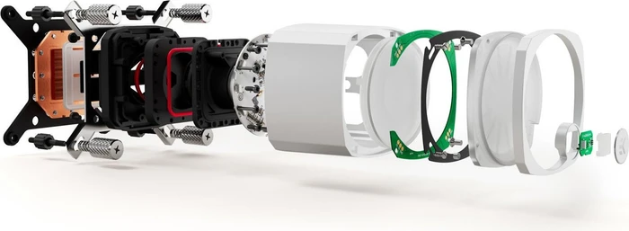 EK Water Blocks EK-Nucleus AIO CR360 Lux D-RGB White, weiß
