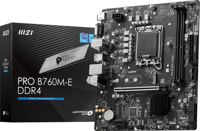 MSI PRO B760M-E DDR4 (Intel 1700)