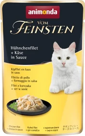 animonda Vom Feinsten Adult Hühnchenfilet und Käse in Sauce, 50g
