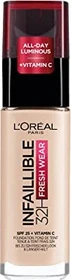 L'Oréal Infaillible 32H Fresh Wear Make-Up Foundation 015 porcelain LSF25, 30ml