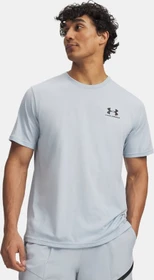 Under Armour Sportstyle Left Chest Funktionsshirt kurzarm blue fog/black (Herren)