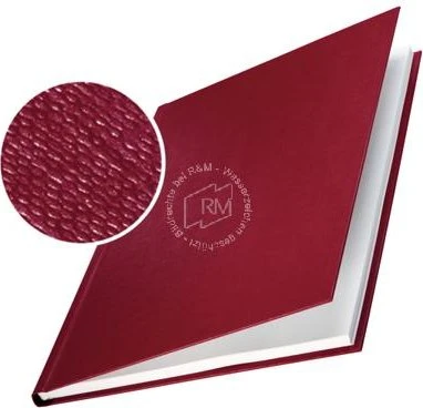 Leitz Buchbindemappe impressBIND Hardcover 21mm, A4, rot, 10er-Pack