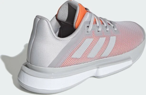 adidas Solematch Bounce Clay Court light solid grey/hi-res coral (Damen)
