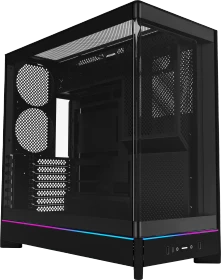 Montech HS02 Black, Glasfenster