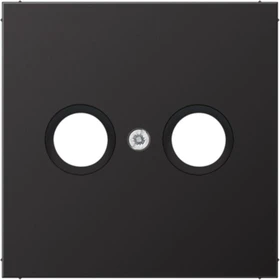 Jung AL 2990 TV D Abdeckung f. 2-Loch SAT-TV-Dose dark