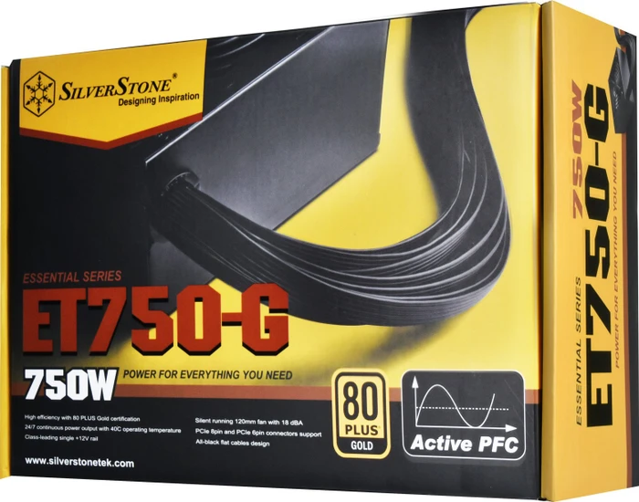 SilverStone Essential Gold ET750-G 750W, ATX 2.4
