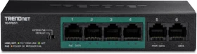 TRENDnet TE-FP Desktop Switch, 6x RJ-45, 60W PoE+ (TE-FP051)