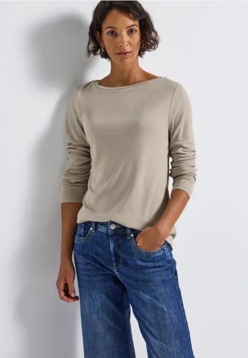Street One Basic Shirt langarm (Damen)