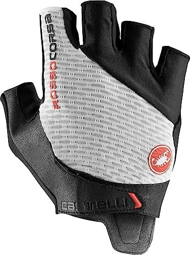Castelli Rosso Corsa Pro V Fahrradhandschuhe weiß (Herren)