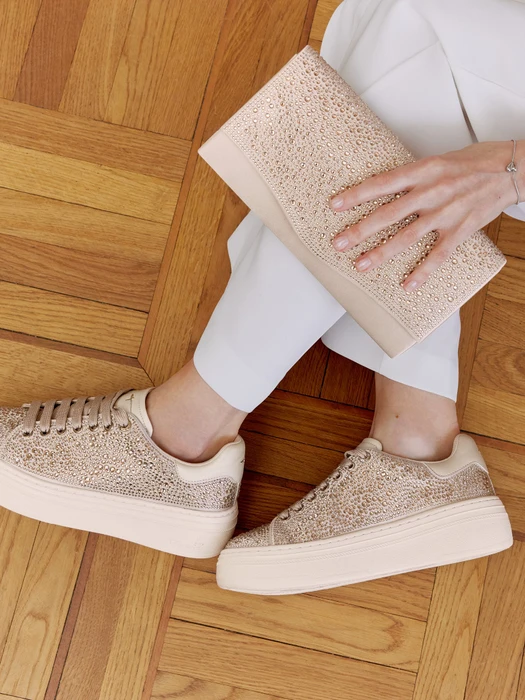 Tamaris Plateau Sneaker champagne (Damen)