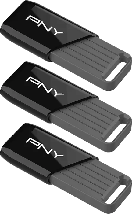 PNY Attaché X 128GB, USB-A, USB 3.2 Gen 1×1, 3er-Pack