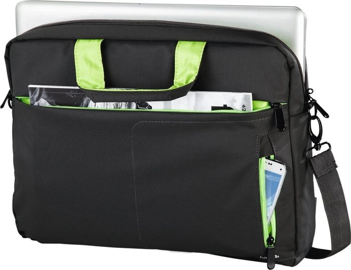 Hama Notebooktasche Marseille 15.6" grau/grün
