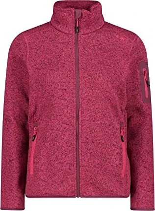 CMP Knit Tech Melange Fleece Jacke fucsia/amaranto (Damen)