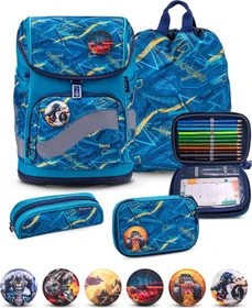 Belmil Premium Smarty Plus Baltic Schultaschen-Set, 5-tlg.