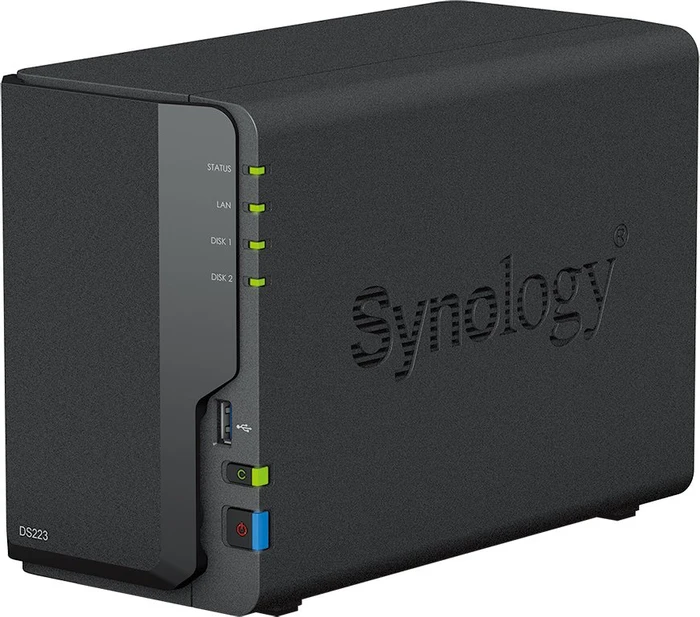 Synology DiskStation DS223, 2GB RAM, 1x RJ-45 1000Base-T, 3x USB-A 3.0