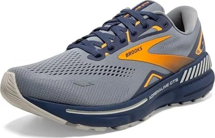 Brooks Adrenaline GTS 23 grey/crown blue/orange (Herren)