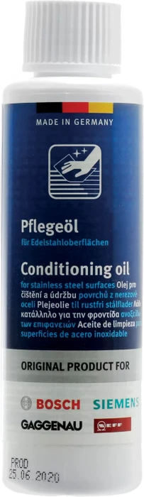 BSH Hausgeräte Pflegeöl für Edelstahloberflächen, 100ml