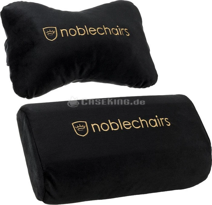 noblechairs Kissen-Set, schwarz/gold
