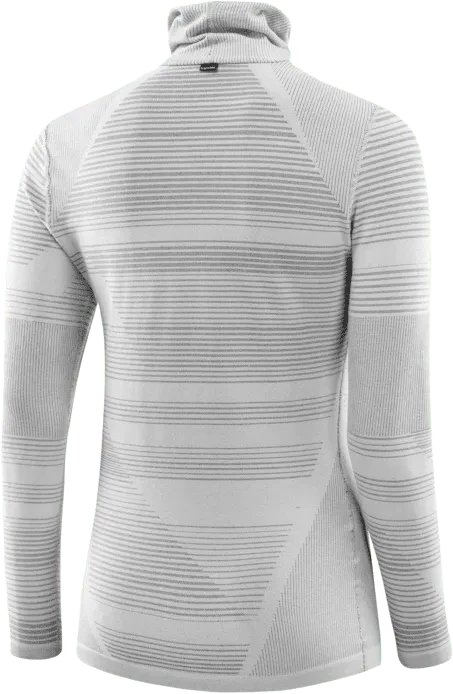 Löffler Rollneck Transtex Retr'x Kompressionsshirt langarm grey melange (Damen)