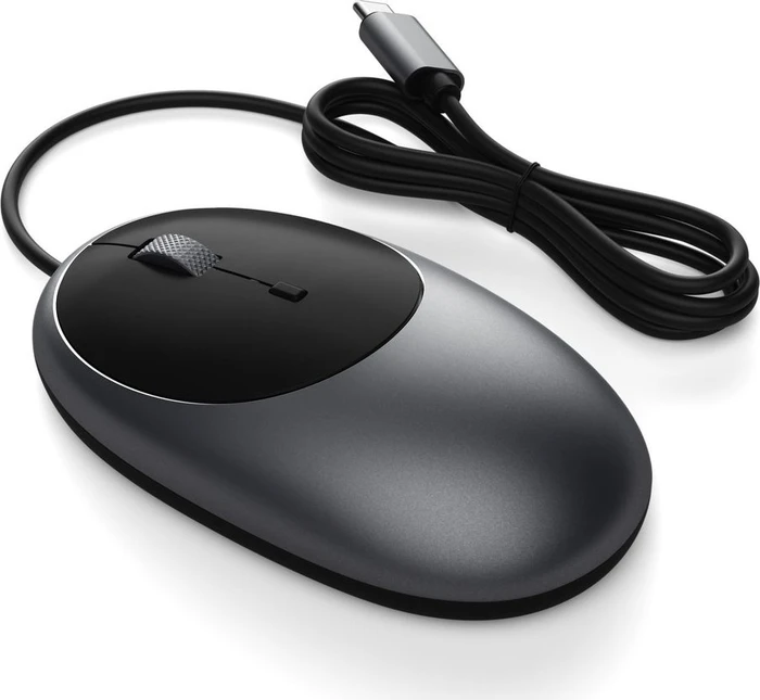 Satechi C1 USB-C Wired Mouse Space Gray, USB-C