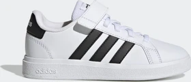 adidas Grand Court Court Elastic Lace and Top Strap cloud white/core black (Junior)