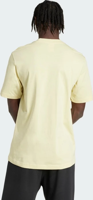 adidas Essentials Big Logo T-Shirt kurzarm powder yellow/black (Herren)