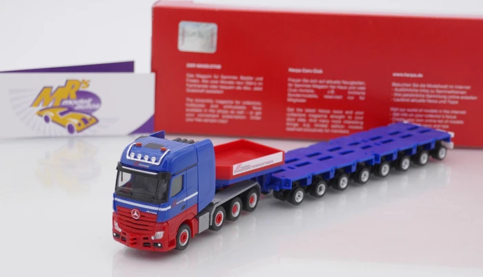 Herpa Mercedes-Benz Actros Gigaspace '18 Schwerlast-Sattelzug Riwatrans