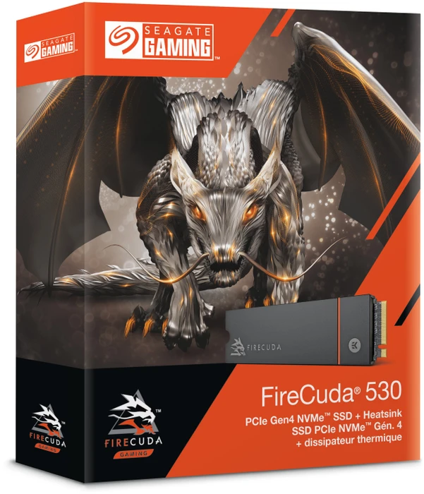 Seagate FireCuda 530 Heatsink SSD +Rescue 2TB, M.2 2280 / M-Key / PCIe 4.0 x4, Kühlkörper
