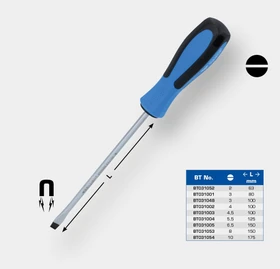 Brilliant Tools Schlitz Schraubendreher, 3x80mm