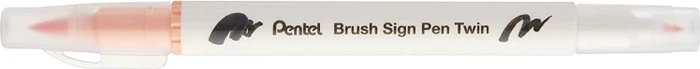 Pentel Brush Sign Pen Twin SESW30C blassorange