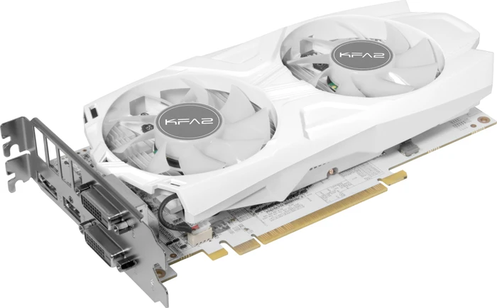 KFA2 GeForce GTX 1050 Ti EXOC White, 4GB GDDR5, 2x DVI, HDMI, DP