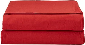 Cocoon MummyLine Baumwolle Hüttenschlafsack monk's red