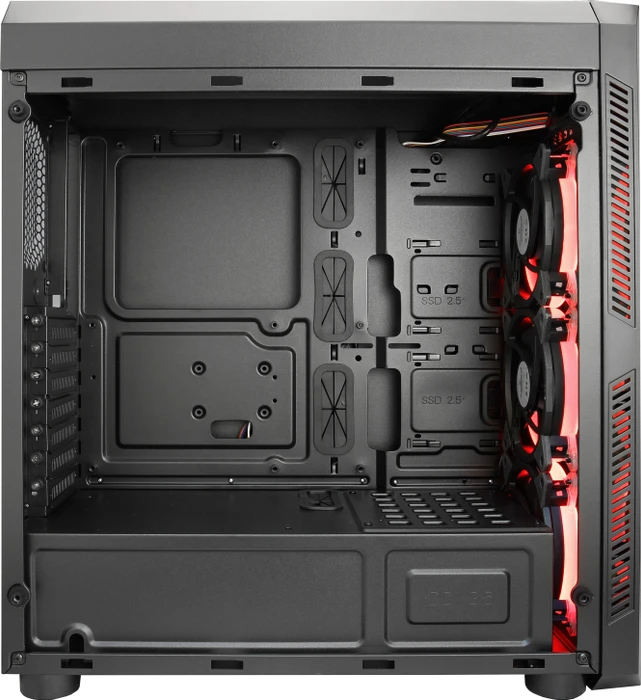 Chieftec Gamer GL-01B Scorpion schwarz, Glasfenster