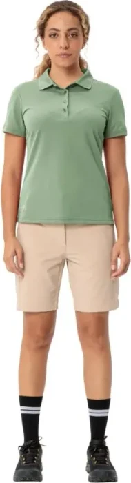 Vaude Essential Poloshirt kurzarm willow green (Damen)