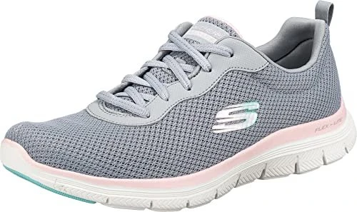 Skechers Flex Appeal 4.0 Brilliant View grey/light pink (Damen)