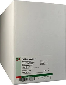 Lohmann & Rauscher Vliwazell Saugkompressen unsteril, 20 x 20cm, 100 Stück