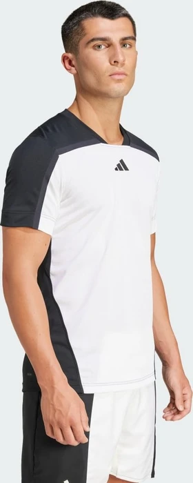adidas Tennis Heat.RDY Pro FreeLift Funktionsshirt kurzarm weiß/schwarz (Herren)