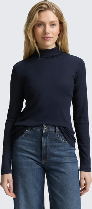 Tom Tailor Rollkragen Shirt langarm lunar eclipse (Damen)