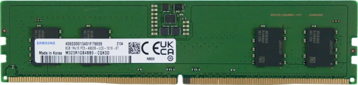 Samsung UDIMM 8GB, DDR5-4800, CL40-40-40-77, 1RX16