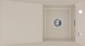 systemceram Siro 90 Einbau Becken rechts mit Ablauffernbedienung fango