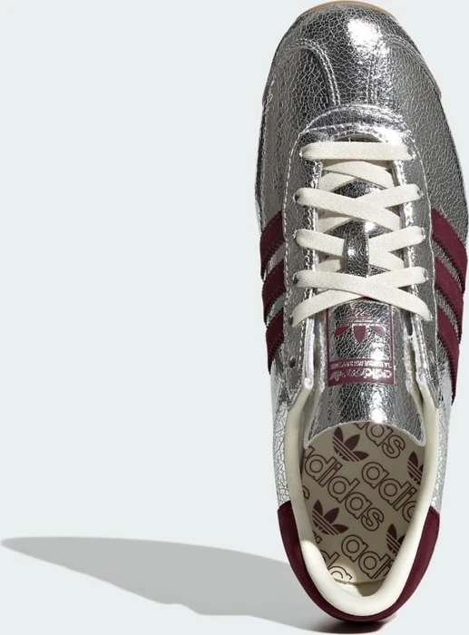 adidas Country OG silver metallic/maroon/off white