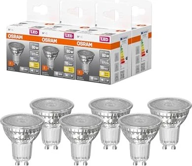 Osram Ledvance LED Star PAR16 80 36° 6.9W/827 GU10, 6 Stück