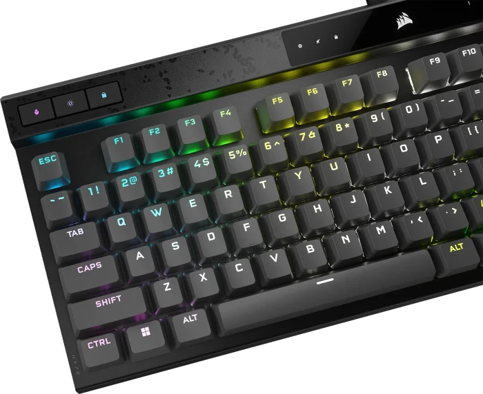 Corsair Gaming K70 MAX RGB Magnetic-Mechanical, Steel Grey, Corsair MGX, USB, US