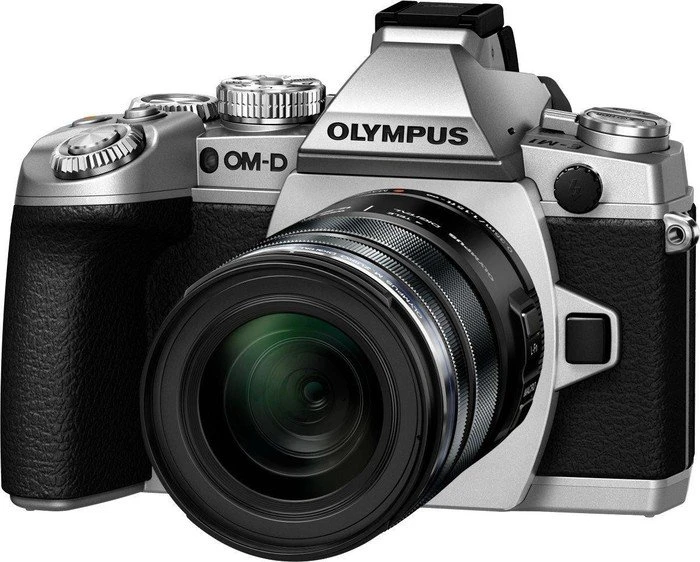 Olympus OM-D E-M1 silber mit Objektiv M.Zuiko digital ED 12-50mm 3.5-6.3 EZ
