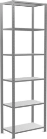 Schulte Lagertechnik Multiplus 150 Schwerlastregal 75x250x40cm verzinkt