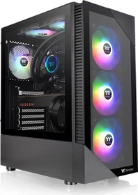 Thermaltake View 200 TG ARGB, schwarz, Glasfenster (CA-1X3-00M1WN-00)