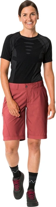 Vaude Ledro Shorts Fahrradhose kurz brick (Damen)
